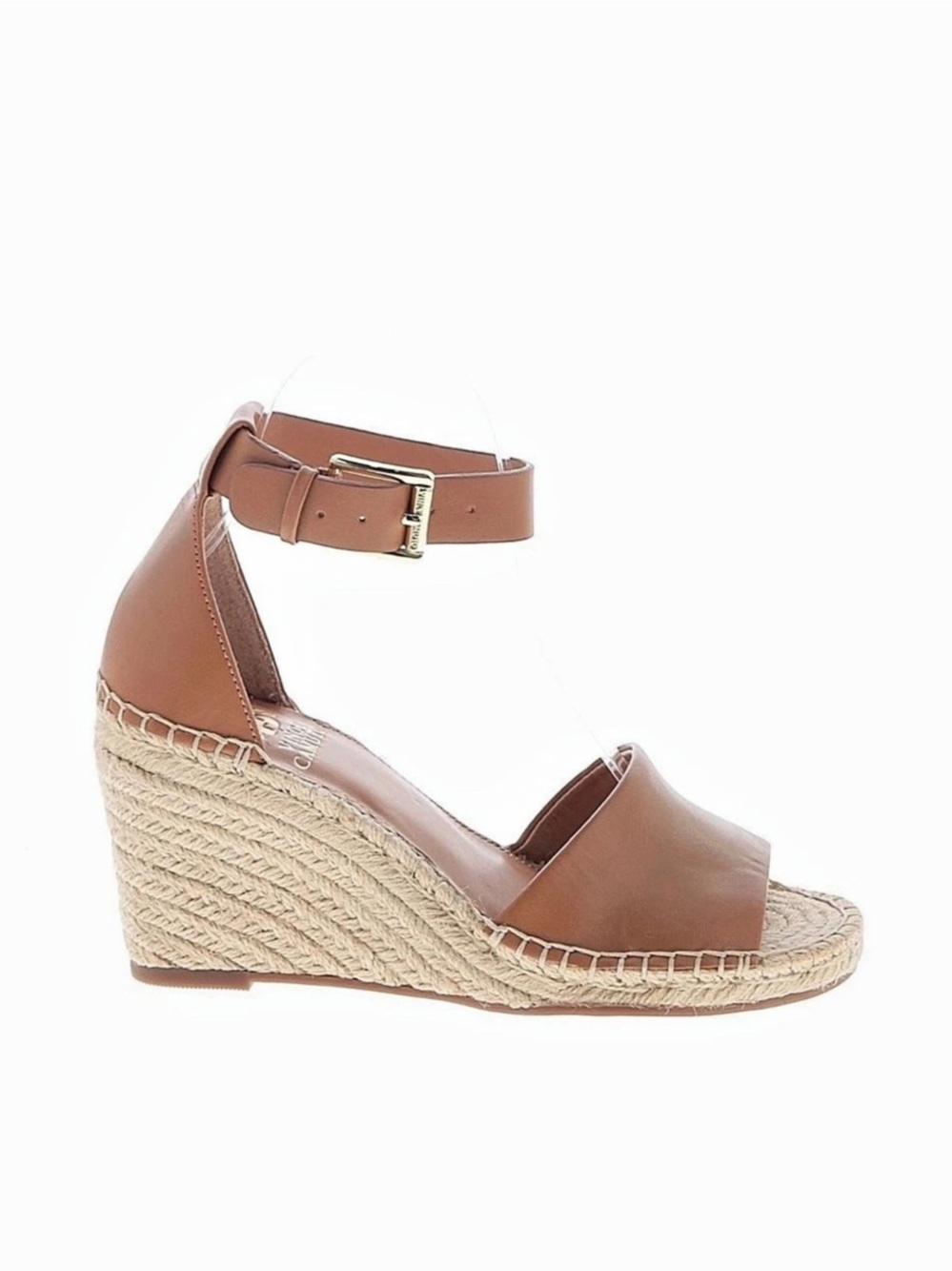 Vince Camuto Brown Espadrille Wedge Sandals